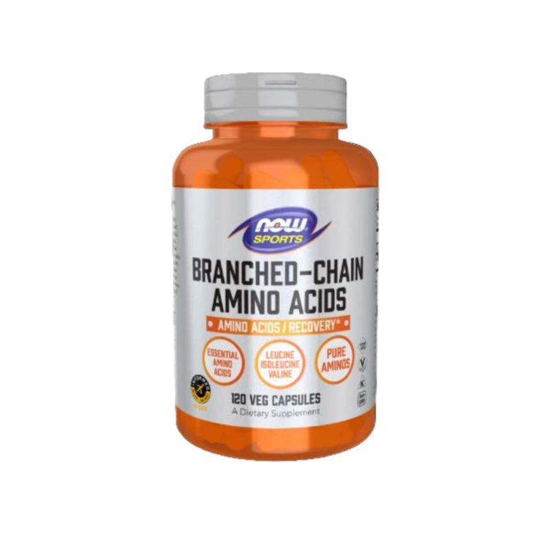 Now Foods - BCAA L-Leucine, L-Isoleucine and L-Valine (120 Veg Capsules)