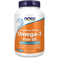 NOW Foods Omega-3 1000mg 200 softgels
