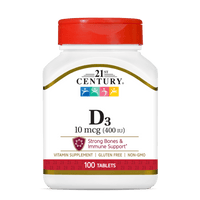 Vitamin D3 10 mcg (400 IU)