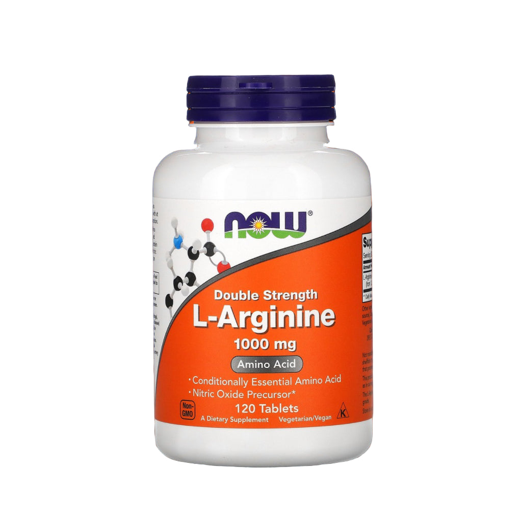 NOW L-Arginine 1000mg 120 Tablets