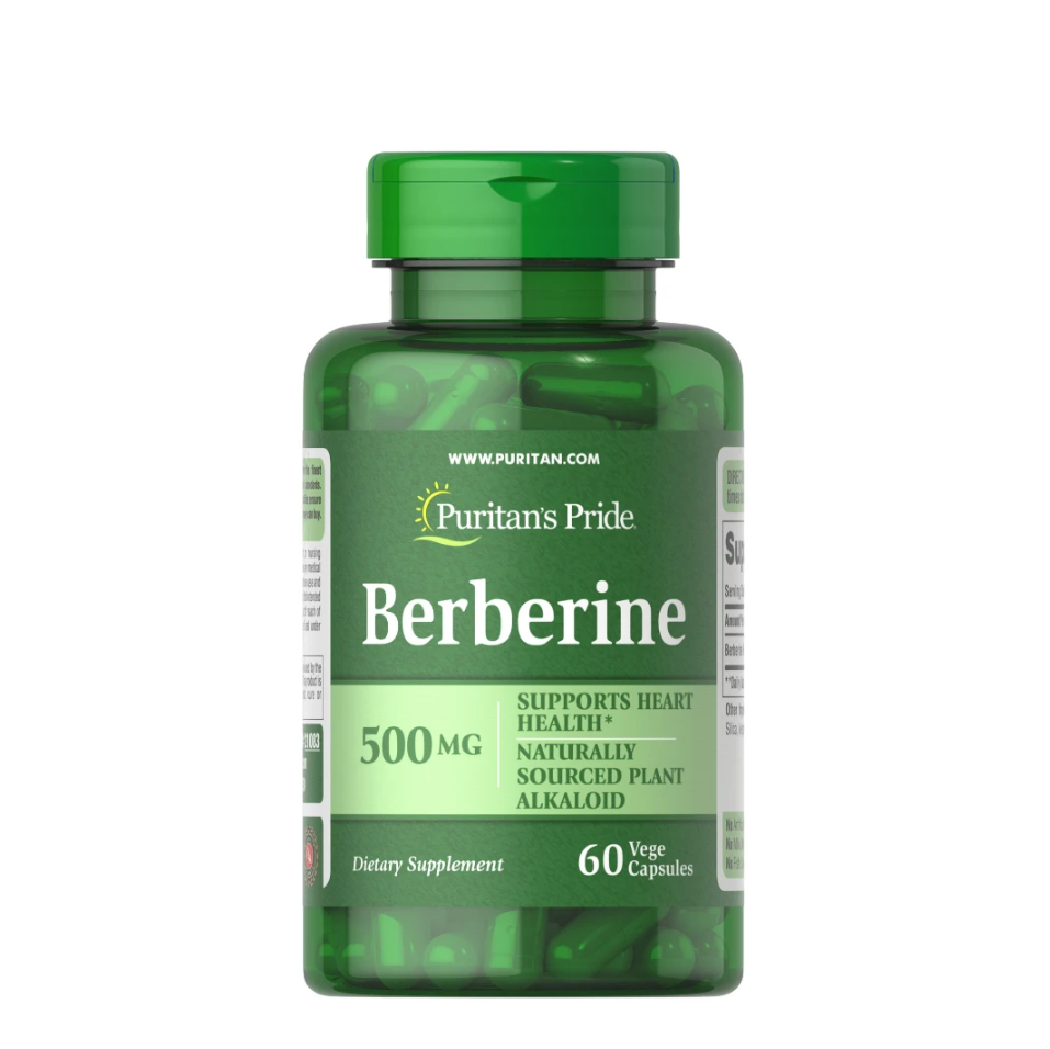 Puritans' Pride Beberine 500mg, 60 capsules