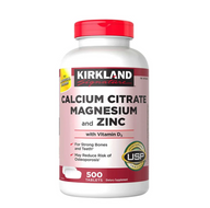 Kirkland Calcium Magnesium and Zinc with Vitamin D3 500 tablets