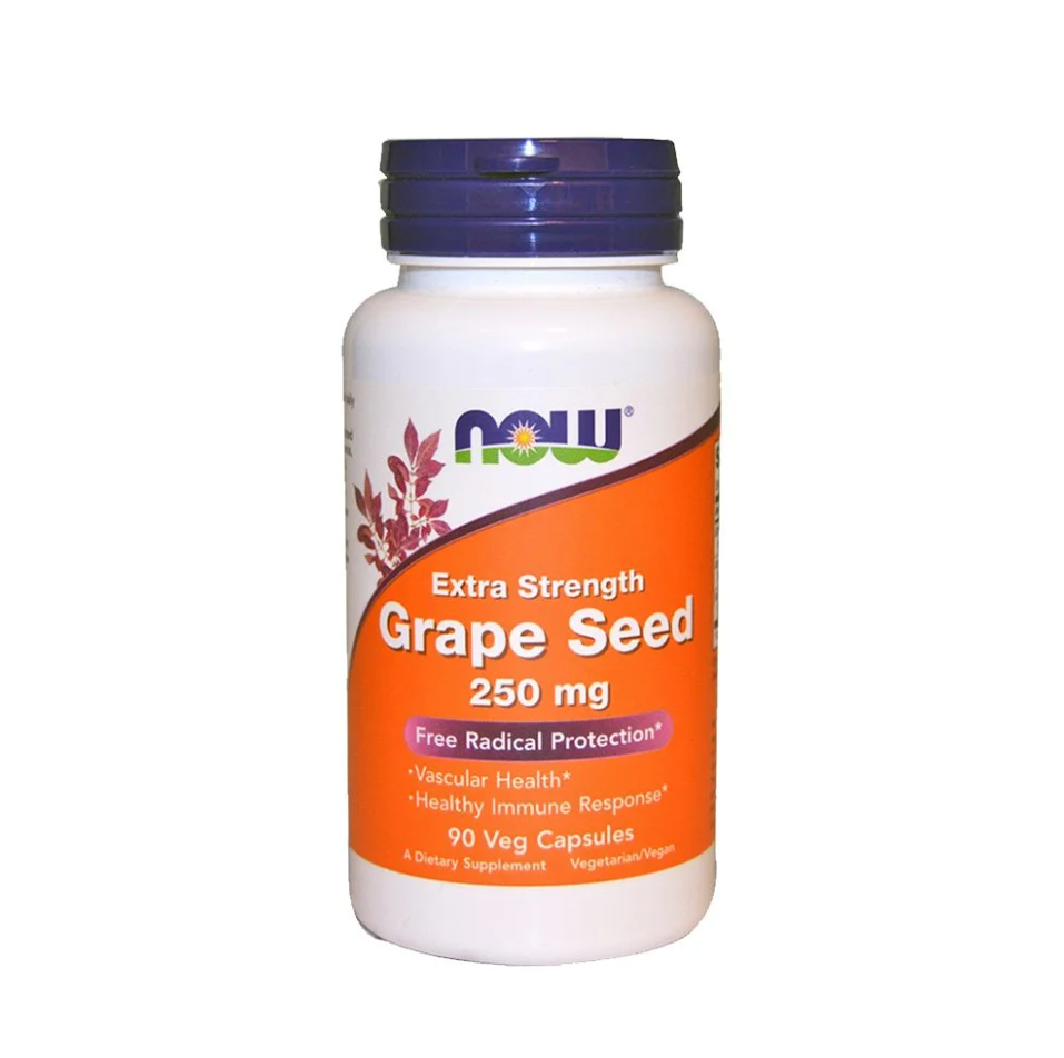 Now Foods Grape Seed, 250 mg, 90 veg capsules
