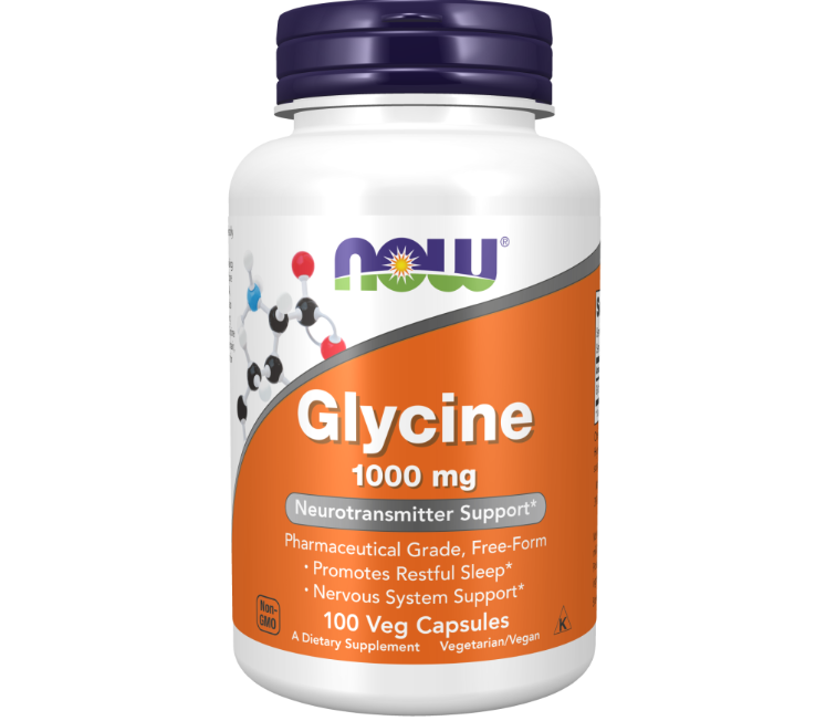 Now Foods Glycine 1000 mg Veg Capsules