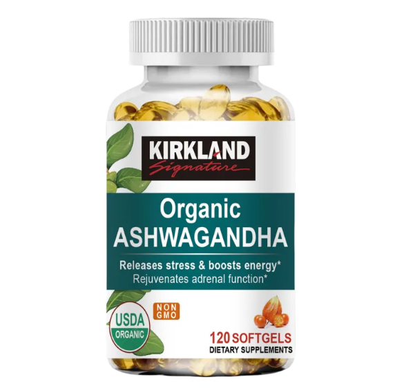 KIRKLAND Organic Ashwagandha 120 softgels