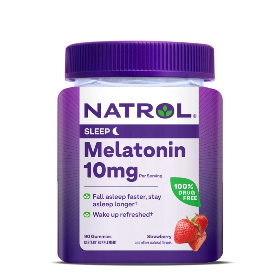 Natrol Melatonin Strawberry 10 mg, 90 Gummies