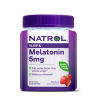 Natrol Melatonin, Strawberry, 5 mg, 90 Gummies