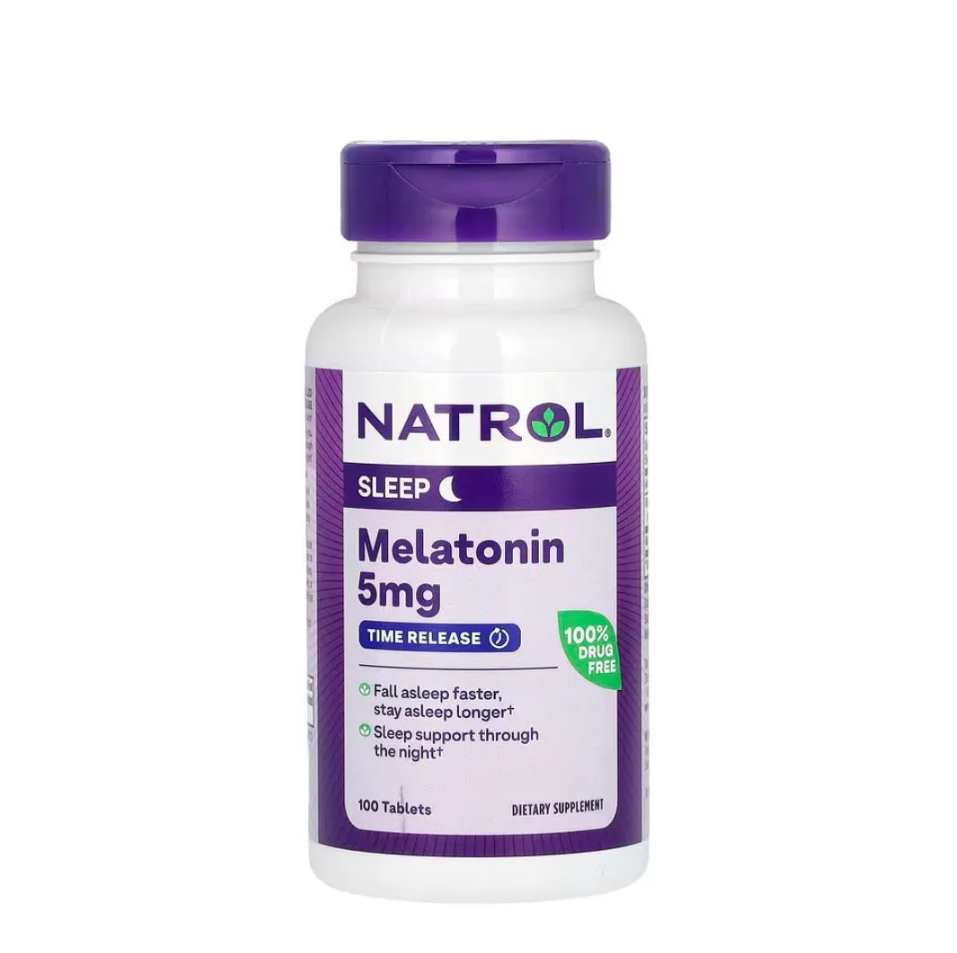 Natrol Melatonin, Time Release, Extra Strength, 5 mg, 100 tablets