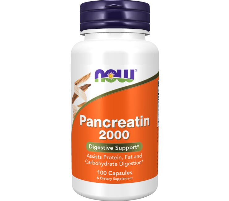 Now Foods Pancreatin 2000 Capsules
