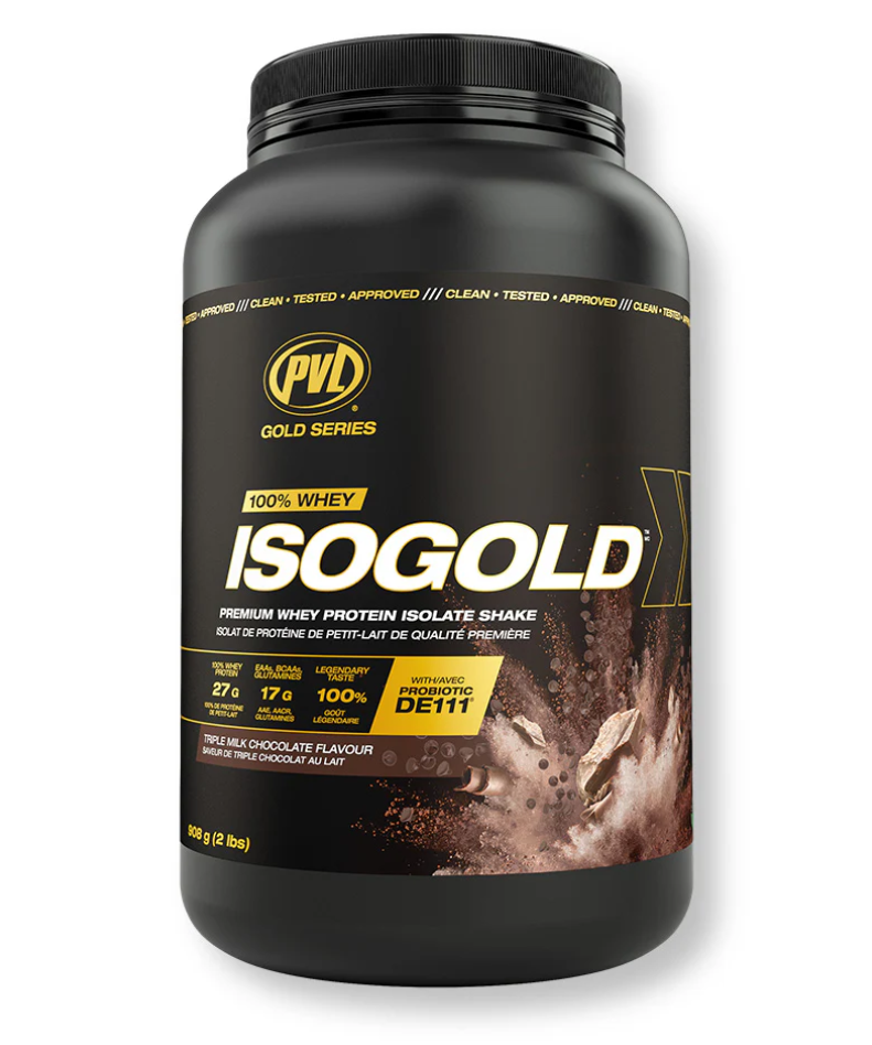 PVL ISOGOLD 2lbs (908g) - Premium Whey Protein Isolate
