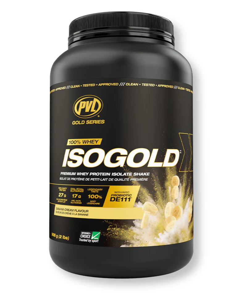 PVL ISOGOLD 2lbs (908g) - Premium Whey Protein Isolate