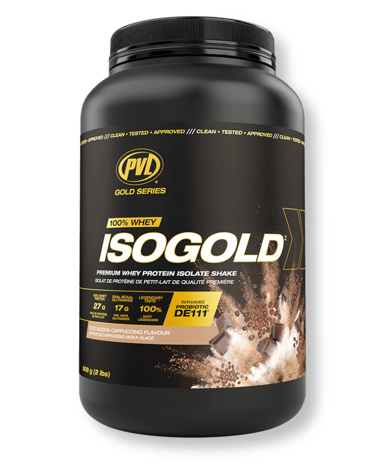 PVL ISOGOLD 2lbs (908g) - Premium Whey Protein Isolate