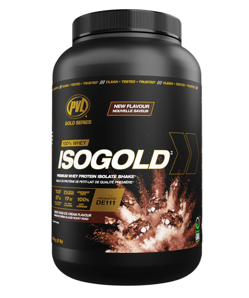 PVL ISOGOLD 2lbs (908g) - Premium Whey Protein Isolate