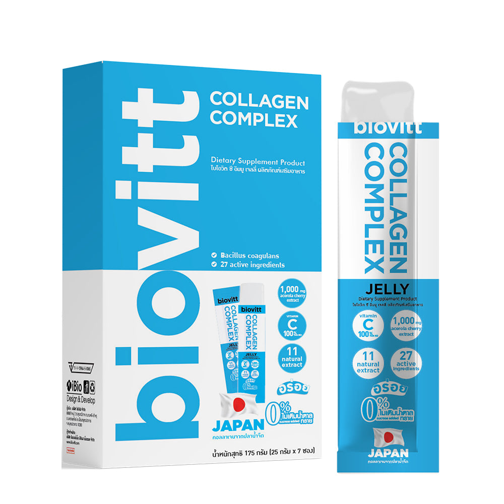 BIOVITT COLLAGEN COMPLEX JELLY 7 Sachets  Biovitt
