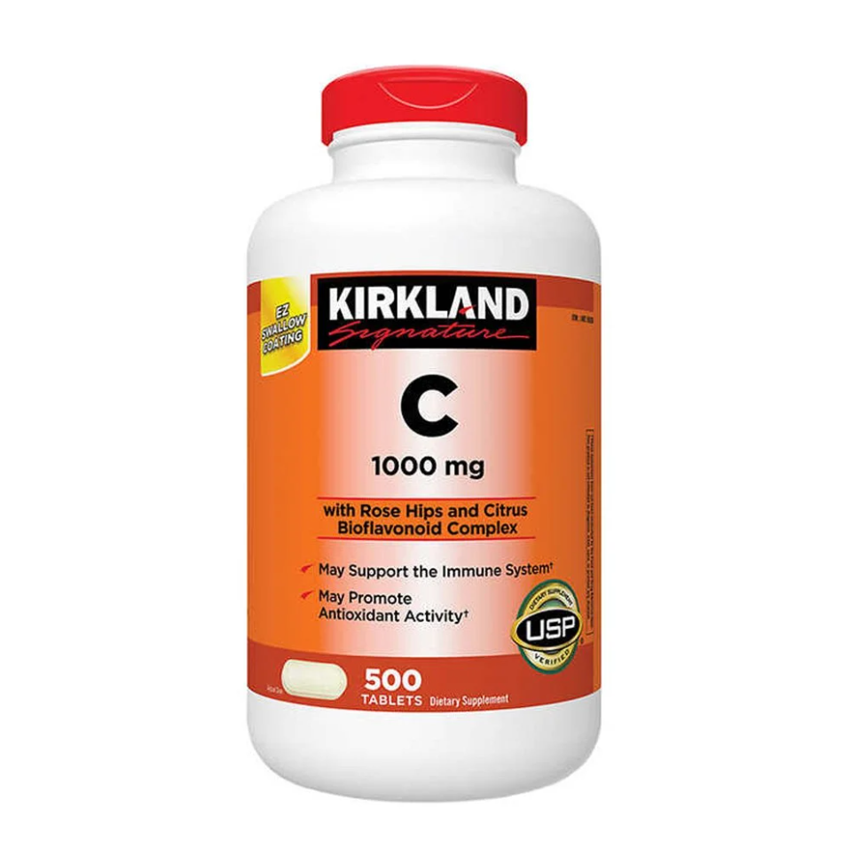 Kirkland Vitamin C 1000 mg Rose Hips, 500 tablets